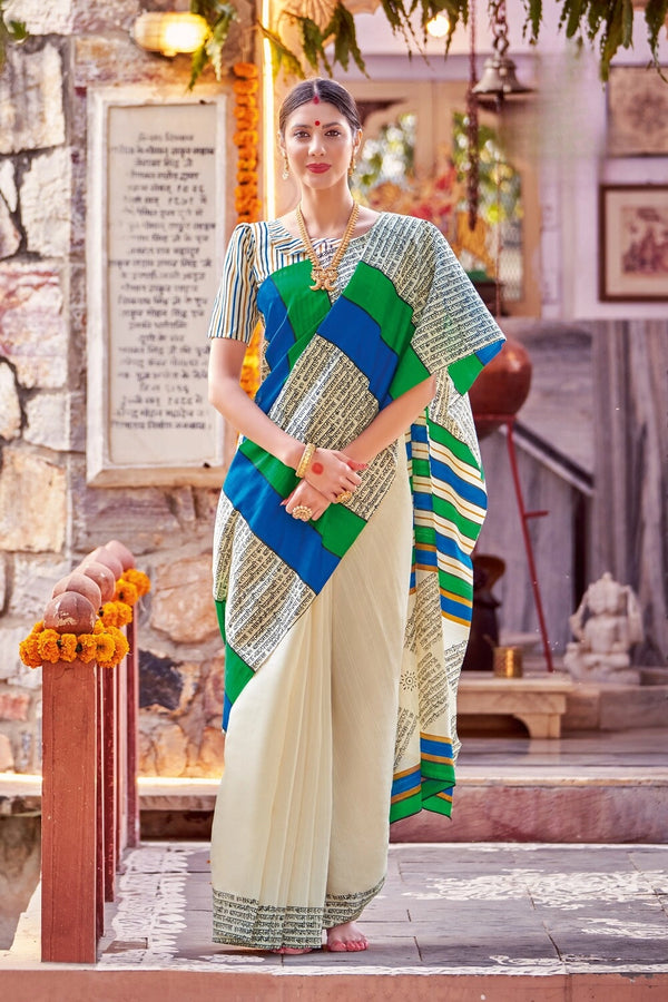 Womaniya Saree – Bhagalpuri Weaves, Timelessly Yours