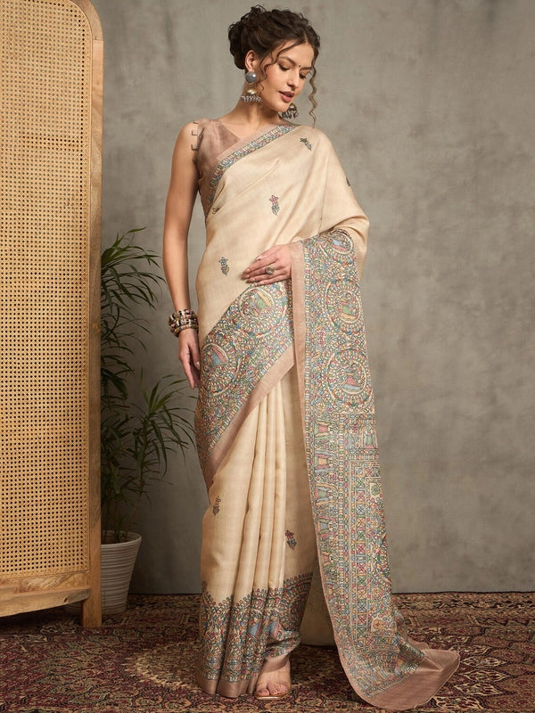 MADHUBANI PRINT SAREE