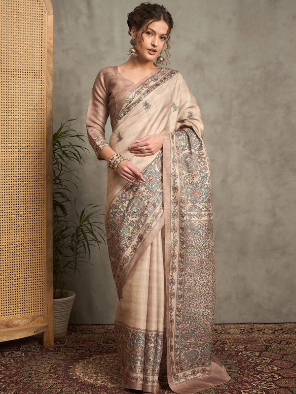 MADHUBANI PRINT SAREE