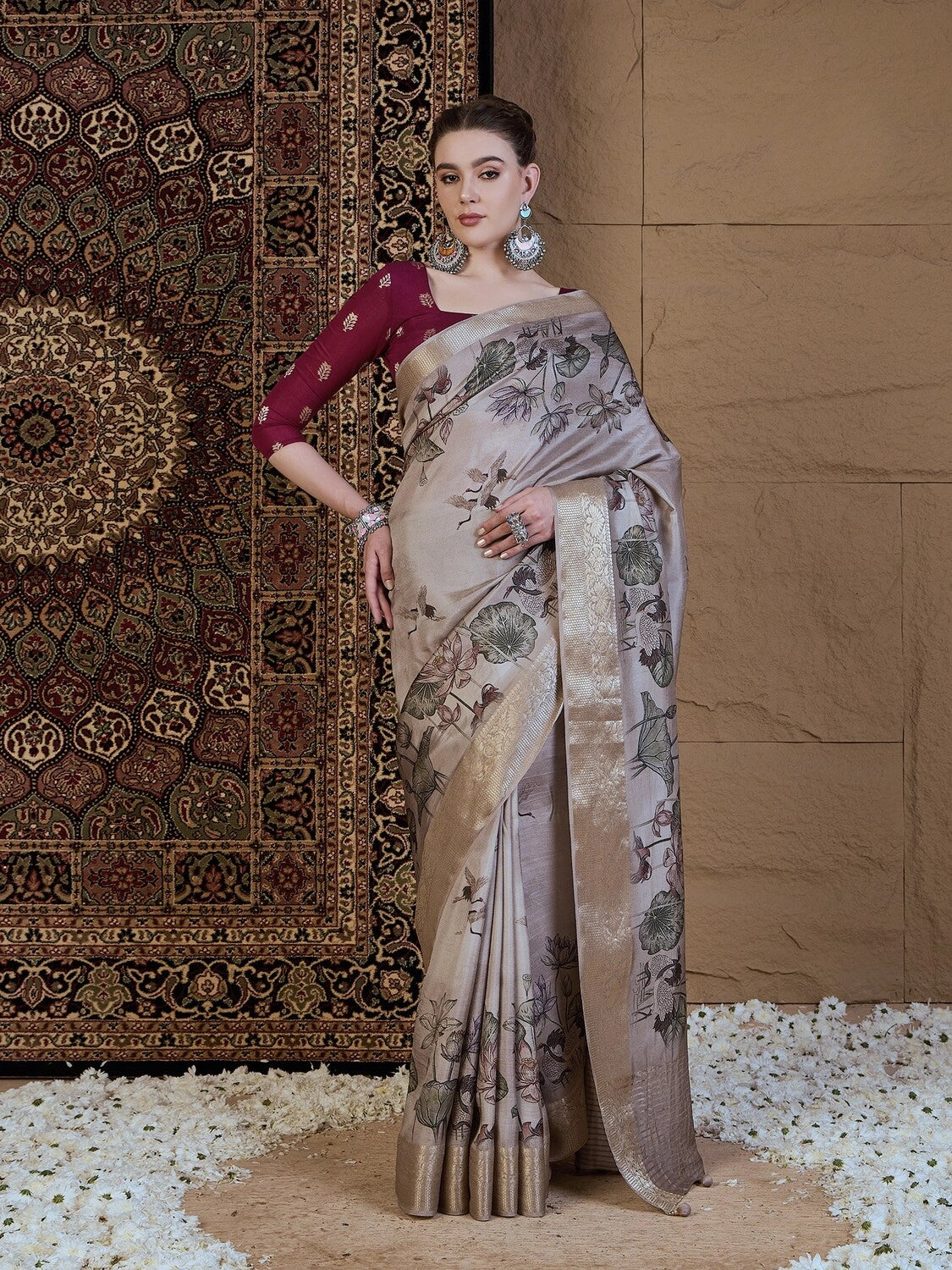 Adhira Saree – Timeless Beauty, Russian Inspired Pallu