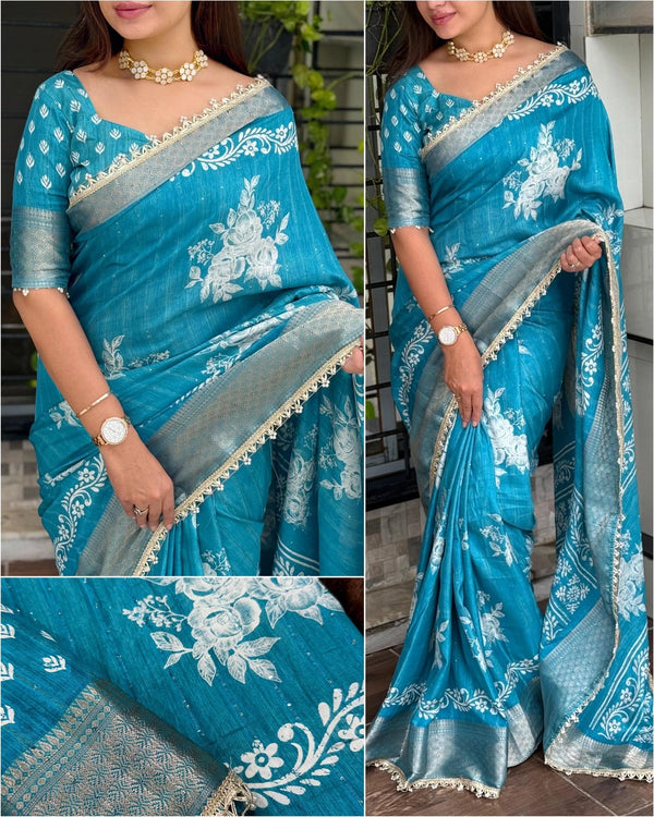 Muslin Cotton Saree
