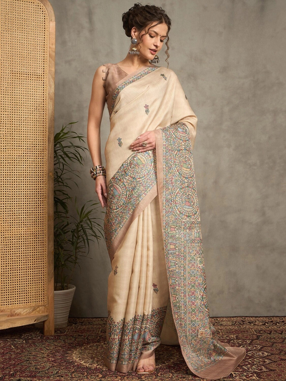 MADHUBANI PRINT SAREE