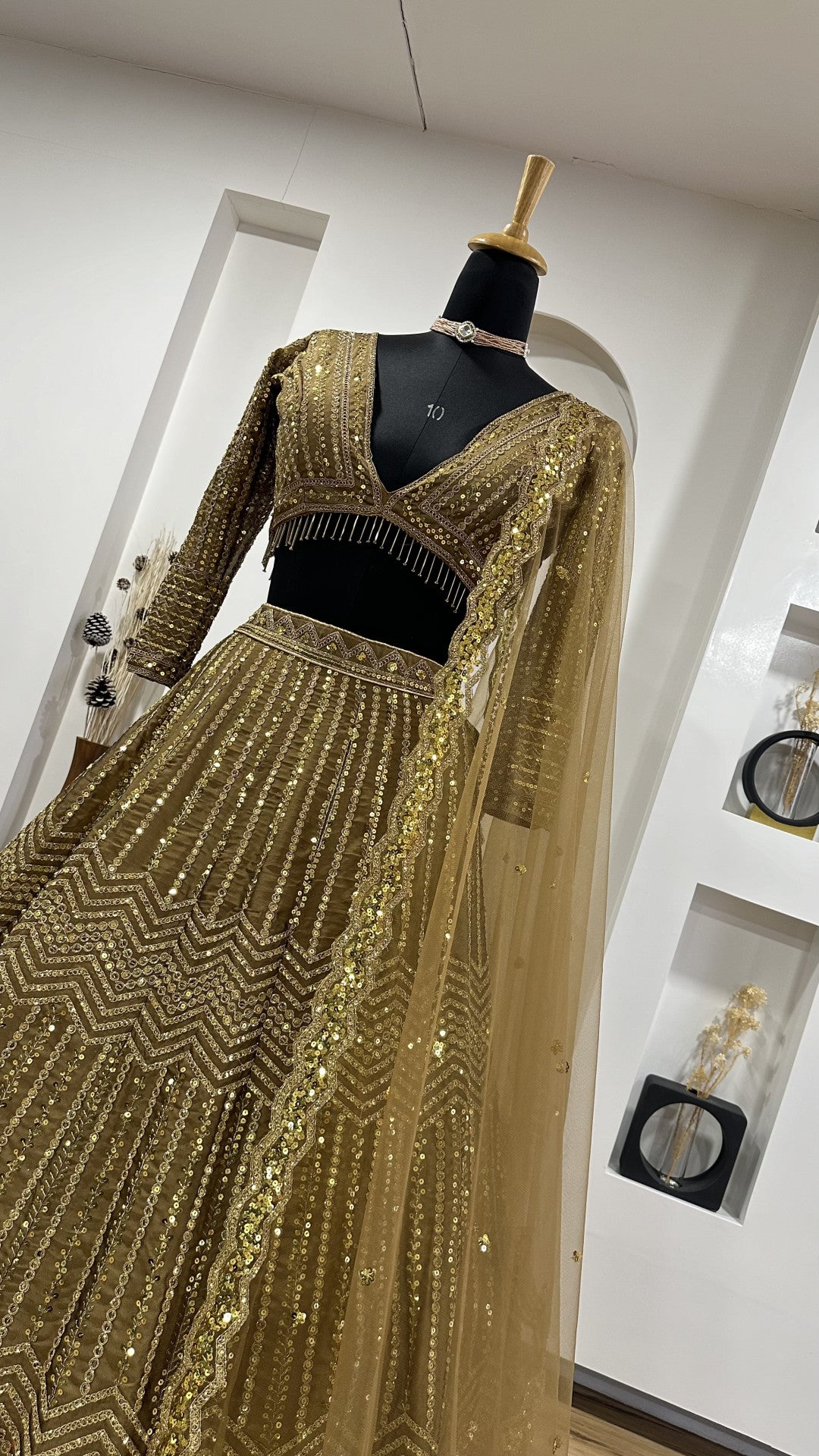 Wedding Special Kasturi Silk Georgette Lehenga with Net Dupatta