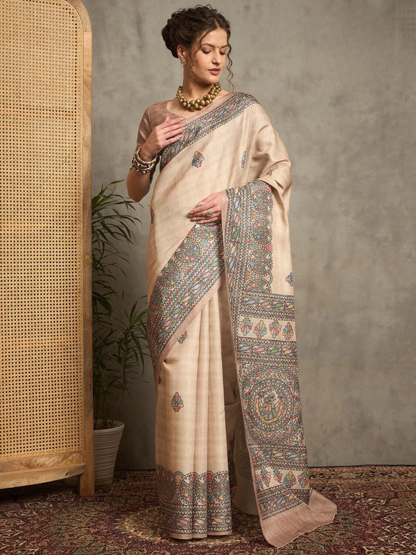 MADHUBANI PRINT SAREE