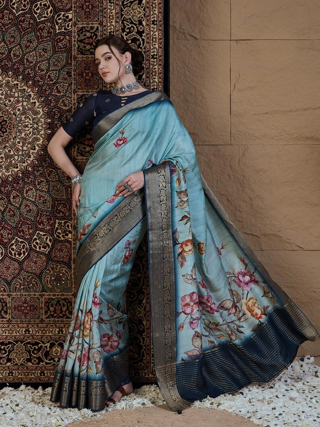 Adhira Saree – Timeless Beauty, Russian Inspired Pallu