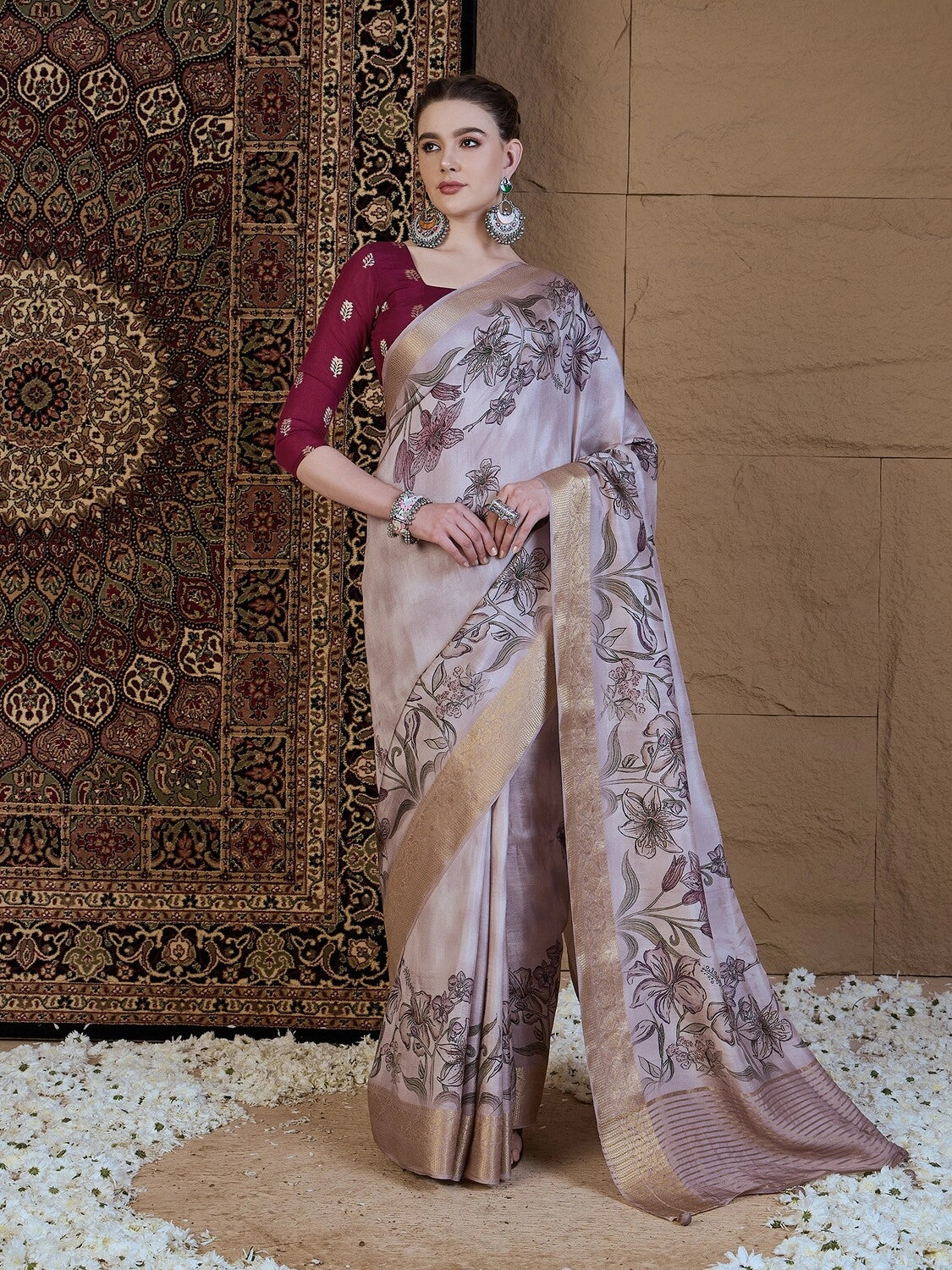 Adhira Saree – Timeless Beauty, Russian Inspired Pallu