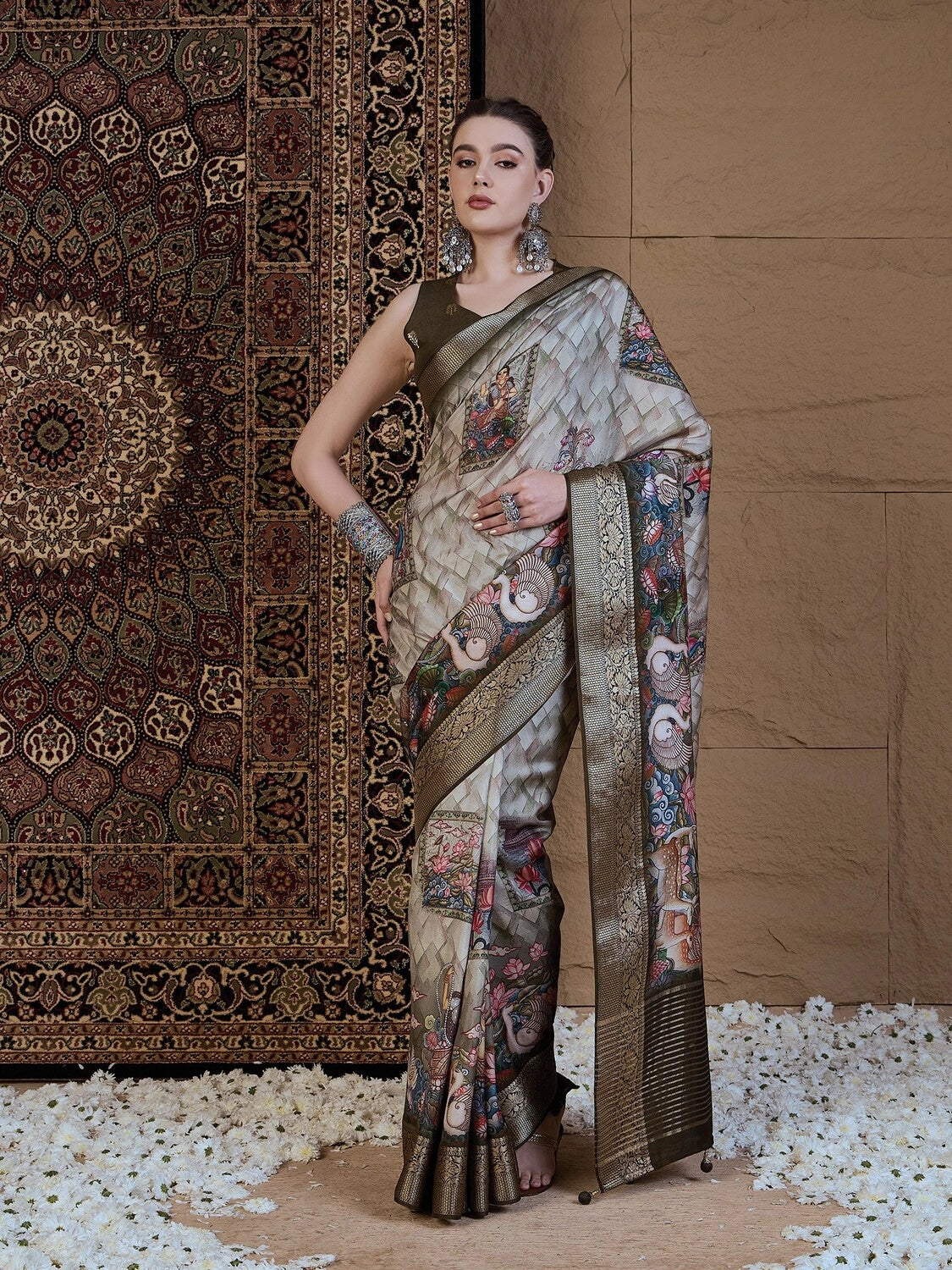 Adhira Saree – Timeless Beauty, Russian Inspired Pallu