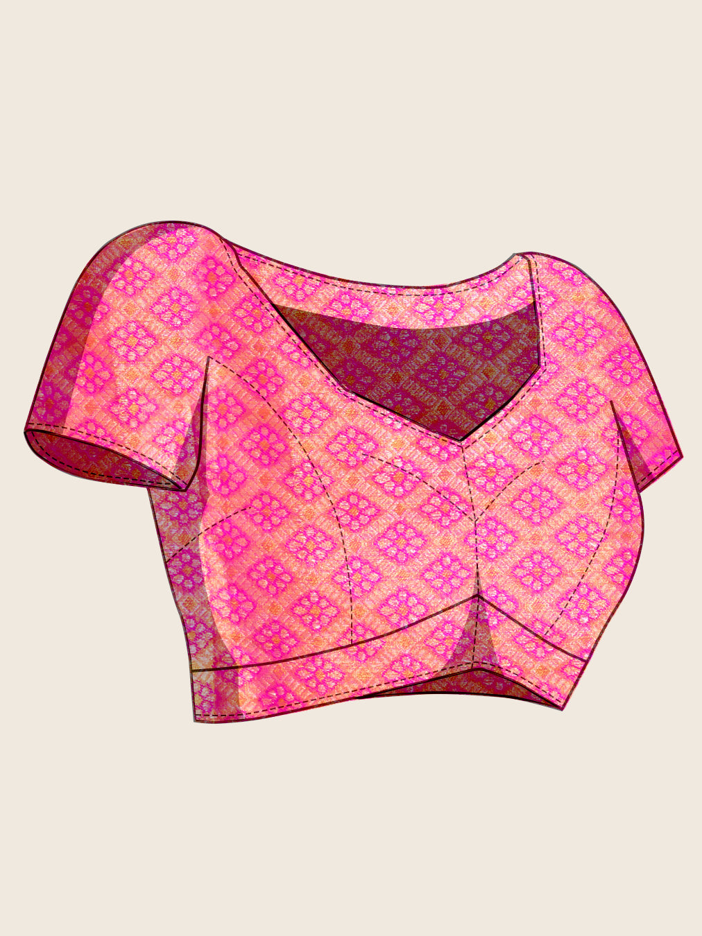 Pista green kanjivaram silk saree with zari weaving work