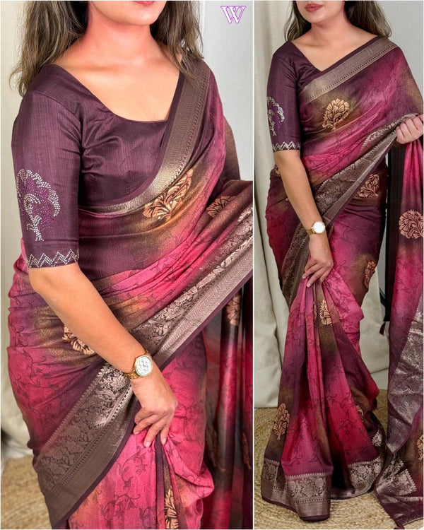 Soft Muslin Cotton Saree