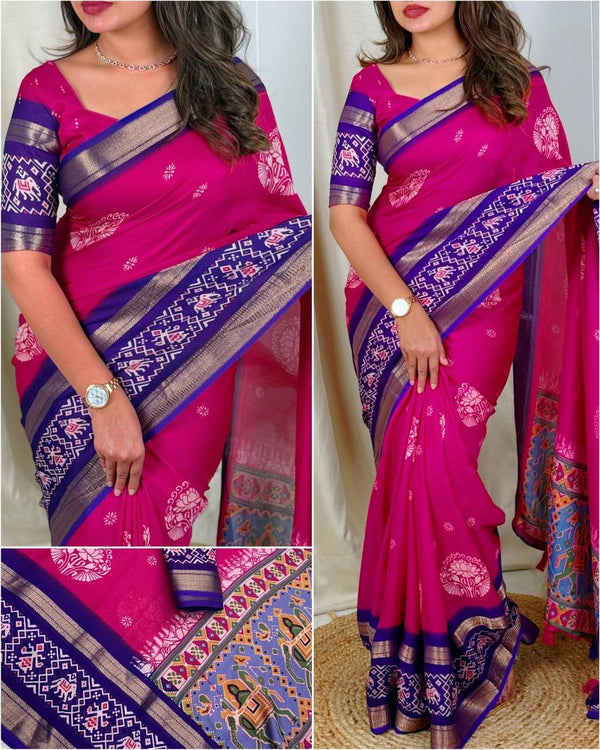 Dull Moss Fabric Saree
