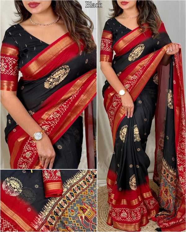 Dull Moss Fabric Saree