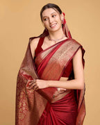Anamika-silk kanchipuram silk saree with zari weaving work