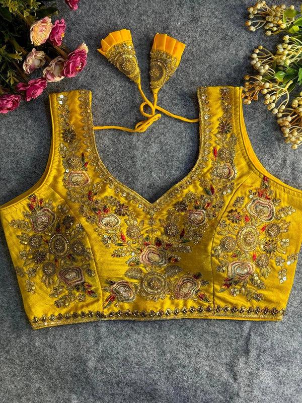 Heavy Beads Work Bridal Blouse