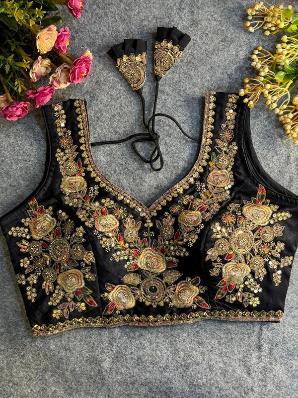 Heavy Beads Work Bridal Blouse
