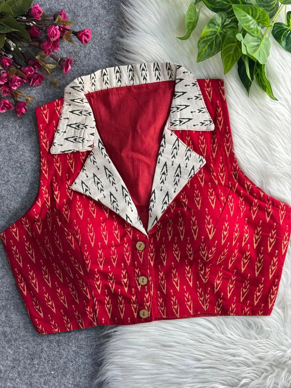 New Summer Special: Ajrakh Printed Pure Cotton Blouses