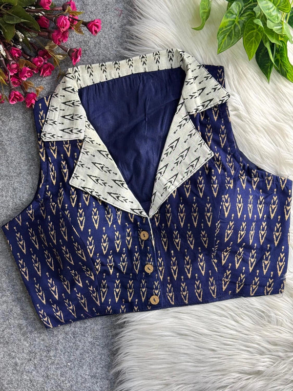 New Summer Special: Ajrakh Printed Pure Cotton Blouses