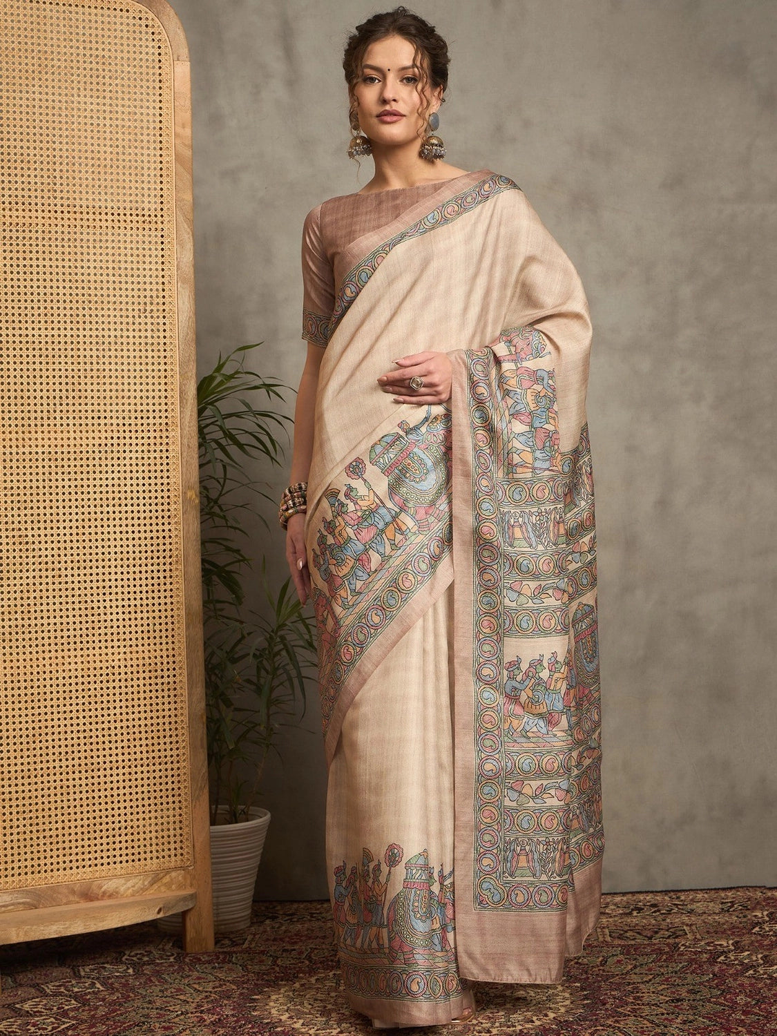 MADHUBANI PRINT SAREE