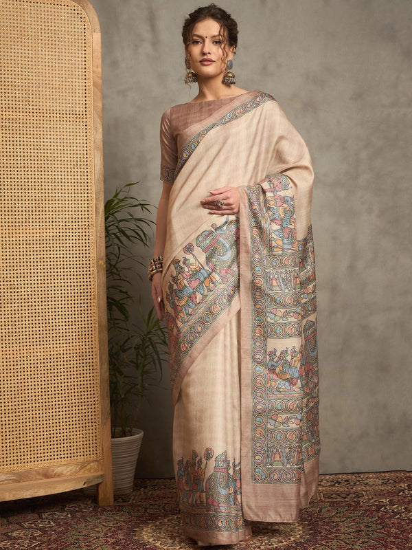 MADHUBANI PRINT SAREE