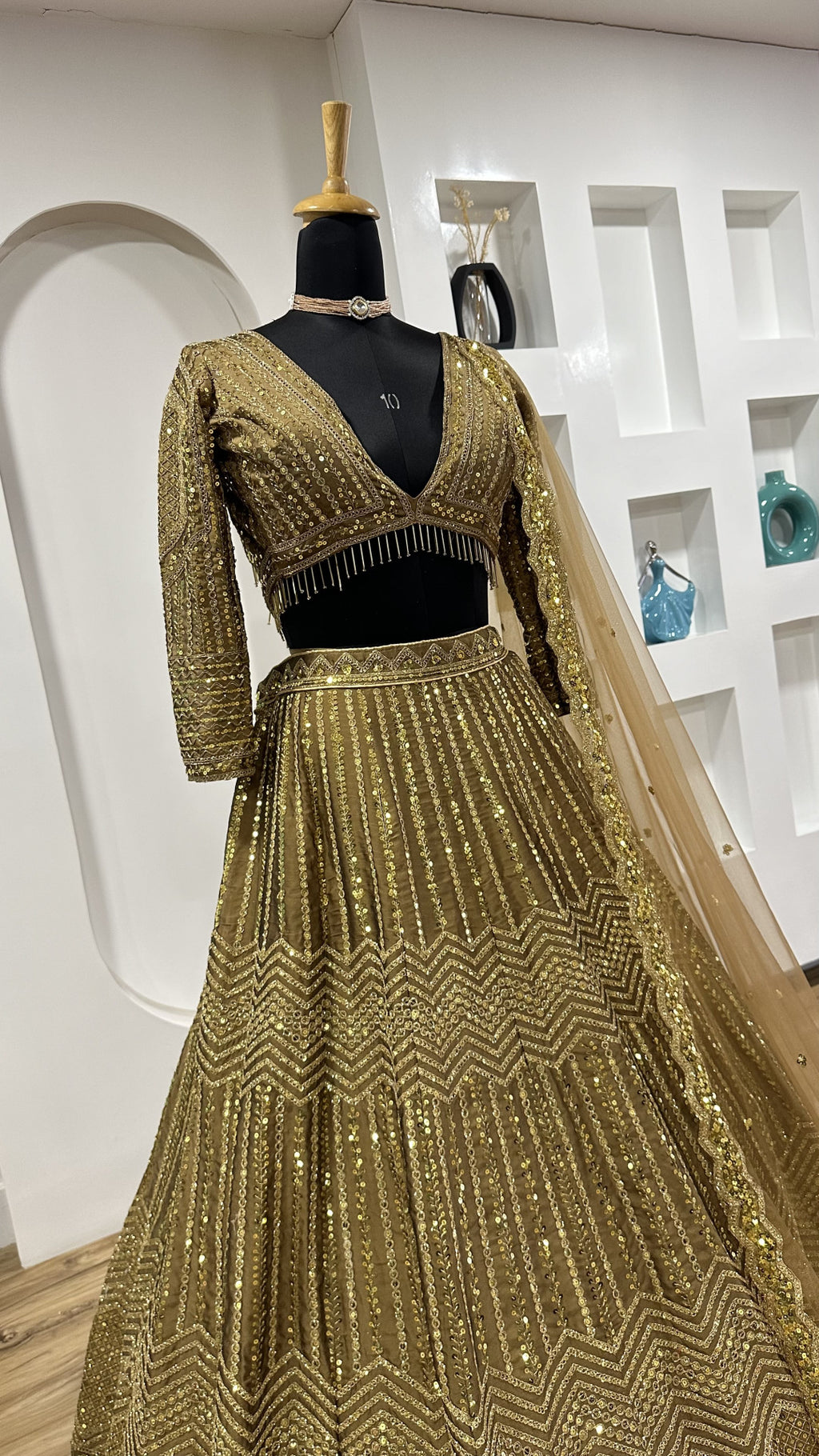 Wedding Special Kasturi Silk Georgette Lehenga with Net Dupatta