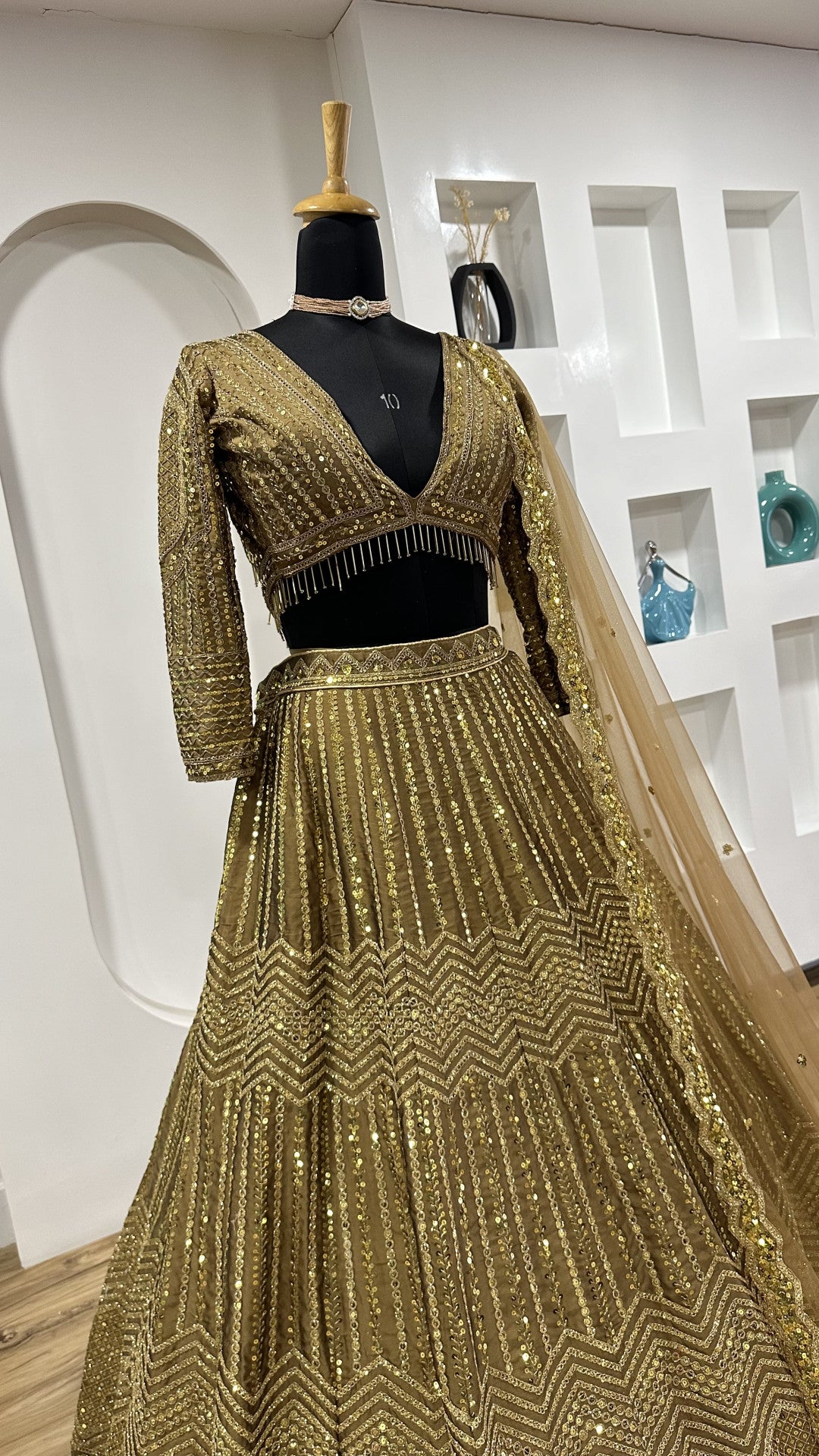 Wedding Special Kasturi Silk Georgette Lehenga with Net Dupatta