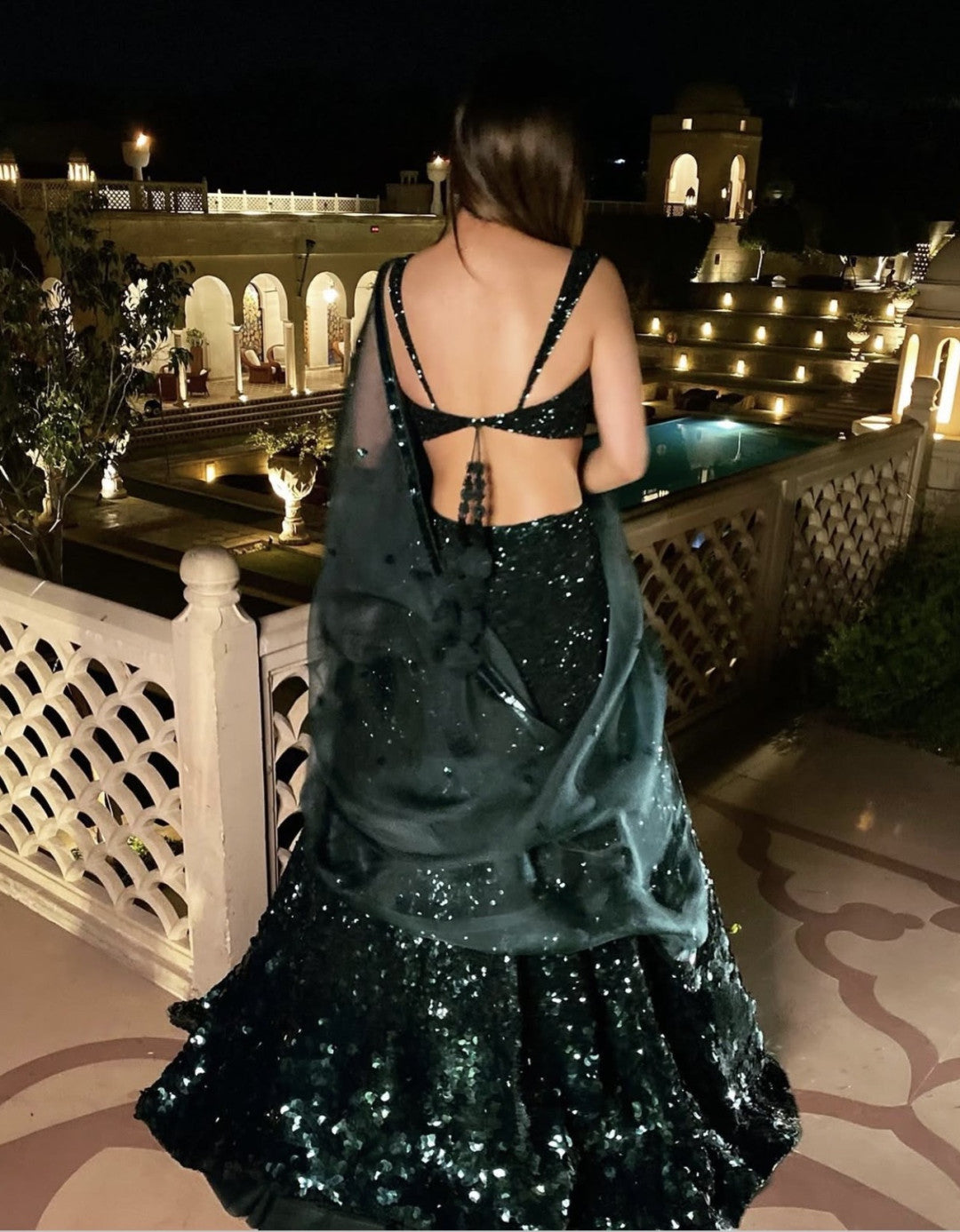 Wedding Special Georgette Silk Lehenga with Organza Dupatta