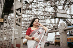 Red & White Contrast Soft Linen Cotton Saree with Unique Design