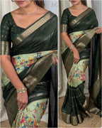 Zari Jacquard Border Saree