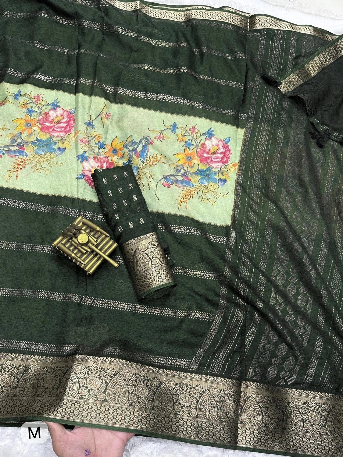 Zari Jacquard Border Saree