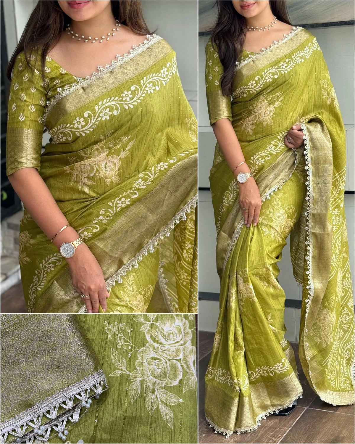 Muslin Cotton Saree