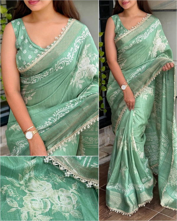 Muslin Cotton Saree