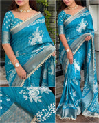 Muslin Cotton Saree