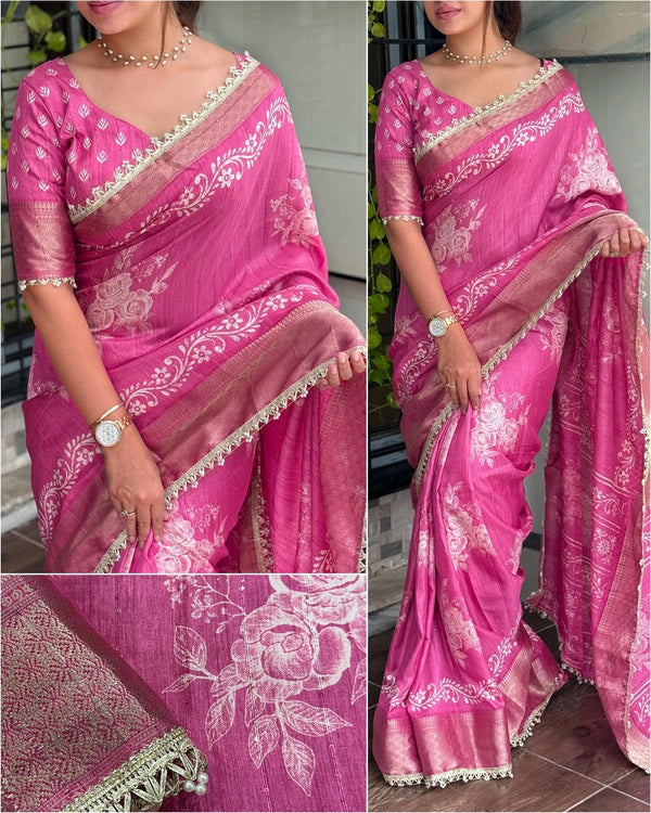Muslin Cotton Saree