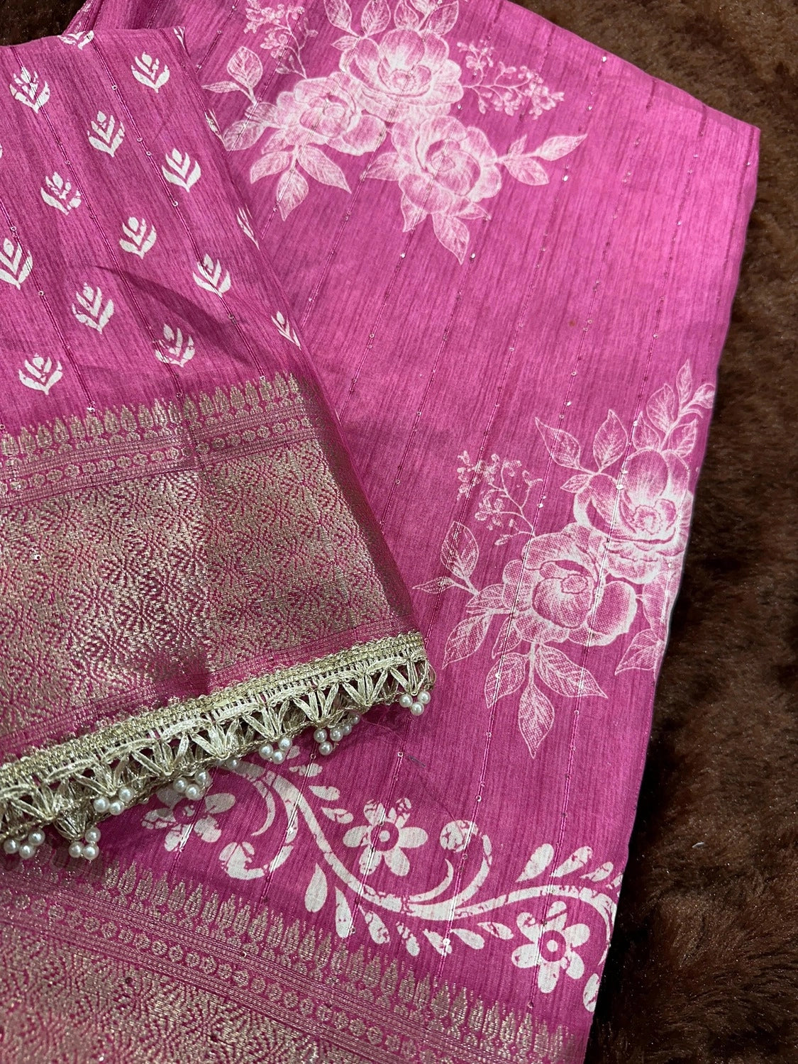 Muslin Cotton Saree