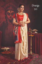 Durga Puja Special Silk blend Saree