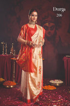 Durga Puja Special Silk blend Saree