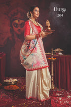Durga Puja Special Silk blend Saree