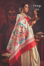 Durga Puja Special Silk blend Saree