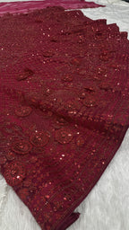 Premium Net Lehenga with Sequins Thread & Bead Work