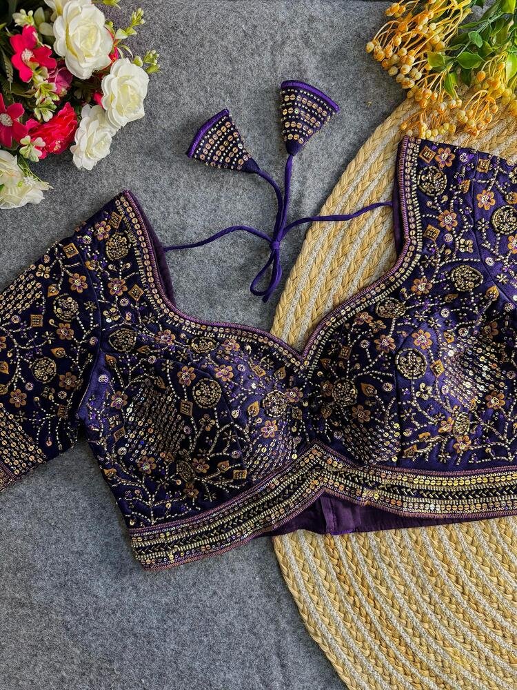 Purnima-Sarees- Luxury Handwork Blouse – Sabyasachi Edition